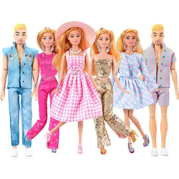12-дюймовый комплект одежды для куклы для девочки, Обувь Кена, аксессуары для мужчин, фигурки кукол, Подруга, парень, персонажи фильмов, куклы для детей