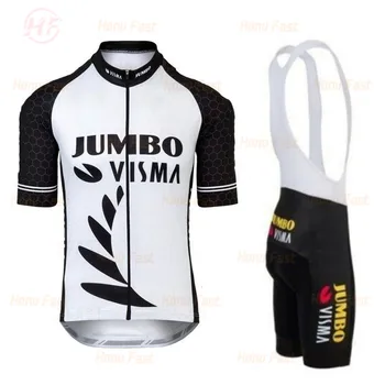 2023 JUMBO VISMA Комплект Велосипедной Майки Чемпиона Словении По Велоспорту Roglic Рубашки Для Шоссейных Велосипедов Гоночный Костюм Велосипедные Шорты Майо