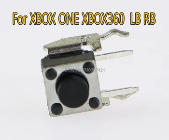 20шт Для Xbox 360/One Новый Черный Микропереключатель LB RB Бампер Кнопка Джойстика для xboxone xbox360 Беспроводной и Проводной Контроллер