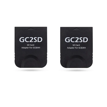2шт GC2SD Micro-SD Карта GC2SD GC К SD-Карте Адаптер Для Консолей Nintendo Gamecube Wii SD2SP2