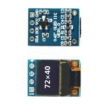 72*40 для Браслета M2 Белый Световой Экран IIC I2C Интерфейс 4PIN SSD1306 Драйвер 0,42-дюймовый OLED-ЖК-модуль