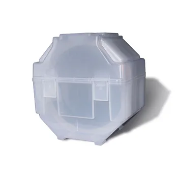 8-дюймовая силиконовая подставка для пластин, черная прозрачная коробка для хранения пластин из полипропиленового материала.