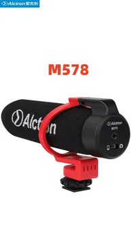 Alctron M578 профессиональный конденсаторный микрофон для видео и дробовика, используется в камерах, телефонах и планшетах, крошечный, легкий