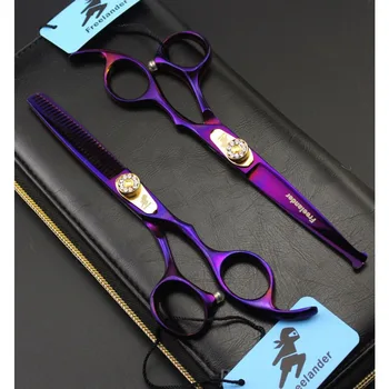 Freelander 6-дюймовые детские парикмахерские ножницы с круглым лезвием, безопасные ножницы для волос, Детские ножницы для домашнего использования из нержавеющей стали