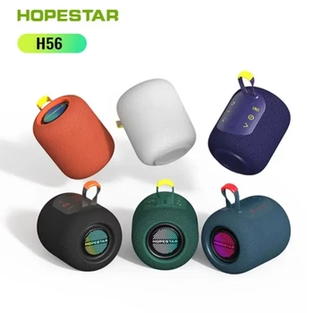 HOPESTAR H56 Беспроводные динамики Bluetooth Мини-сабвуфер Rgb Super Bass Идеальный звук Водонепроницаемый Ipx6 Беспроводной Портативный открытый