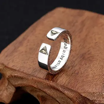 RYOUCUTE Оригинальный дизайн, Популярное Простое кольцо с треугольными глазами для женщин, подарок для украшения на палец на свадьбу, помолвку