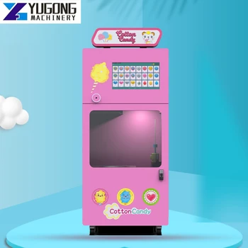 YG Коммерческий автомат по продаже сахарной ваты, мулине, автоматов для производства сахарной ваты, цветов, автоматическая вендинговая машина для производства сахарной ваты