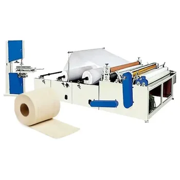 Автоматическая машина для перемотки рулонов туалетной бумаги YG, Семейная линия по производству туалетной бумаги для ванной комнаты