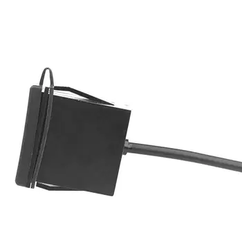 Автомобильное зарядное устройство 2.4A Адаптер с одним USB Квадратной формы Водонепроницаемый 12 В 24 В Розетка Адаптер питания Переключатель Интеллектуального Зарядного устройства Для