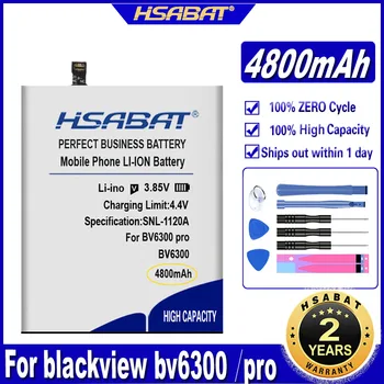Аккумулятор HSABAT 0 Cycle 4800mAh для Blackview BV6300 Pro Высокого Качества Для Замены Мобильного Телефона