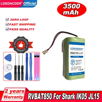 Аккумулятор LOSONCOER 3500mAh RVBAT850 для аккумулятора робота-пылесоса Shark IH30 JL15