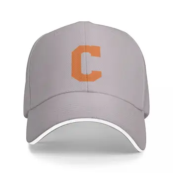 Алфавит, оранжевая буква C, спортивная кепка с буквой C, бейсбольная кепка, военная тактическая кепка, женская мужская шляпа