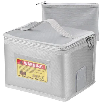Безопасная сумка для липо-аккумуляторов Пожаро-Взрывозащищенная сумка для аккумуляторов радиоуправляемого автомобиля, безопасная для хранения и зарядки других аккумуляторов