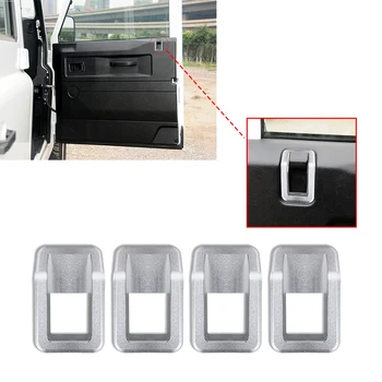 Внутренняя дверная защелка автомобиля, внешняя рамка, ручка, декоративная крышка, Автоаксессуары для Land Rover Defender 90 110 130 04-19