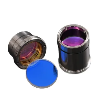 Высококачественный объектив F-theta Scan Optical Field Lens F420 300 мм * 300 мм волоконный лазер 1064 нм Efl для маркировки деталей машин