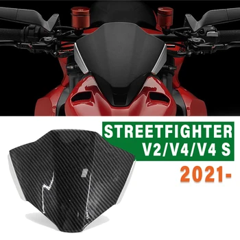 Для Ducati Streetfighter V4 S V2 2021 2022 2023 Аксессуары Защита лобового стекла мотоцикла от дефлектора ABS Пластик