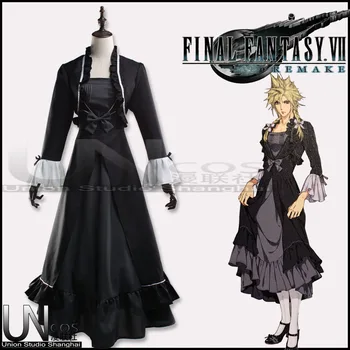 Игра Final Fantasy VII Remake Cloud Strife Косплей Костюм Cloud Женское платье Карнавальные наряды для вечеринок