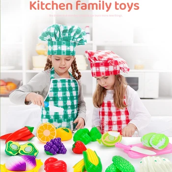 Игра в нарезку, игрушка для детей, кухонные принадлежности для фруктов и овощей, Обучающая игрушка, Набор для еды для малышей, подарок