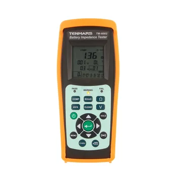 Измеритель импеданса аккумулятора Tenmars TM-6002 с функцией измерения напряжения Автомобильный тестер аккумулятора TM6002
