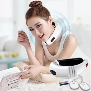 Интеллектуальный массажер шейки матки Электрический импульсный шейный, поясной, плечевой, для защиты шеи, физиотерапевтический инструмент с меридианной точкой