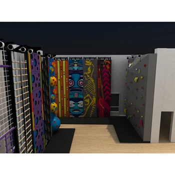 Креативная крытая игровая площадка, стенки для скалолазания для детских игр