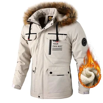 Куртки и пальто Военная куртка для мужчин, Парки, Ветровка, Ветровое стекло для кемпинга с застежкой-молнией, защита от ветра на открытом воздухе