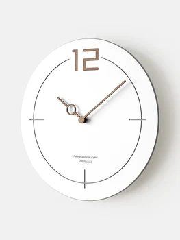 Легкие Роскошные Скандинавские Простые часы Настенные часы в гостиной Креативное Украшение стен дома В современном стиле