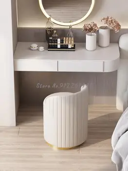 Легкое роскошное креативное туалетное кресло в скандинавском стиле Модный туалетный стул для спальни Простой эркерный стул для макияжа