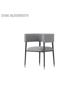Легкое роскошное обеденное кресло в итальянском стиле, современное минималистичное домашнее кресло, стул для кафе в ресторане отеля, Отдел продаж
