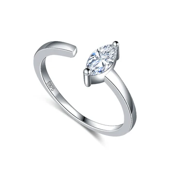 Милое Стильное кольцо из стерлингового серебра 925 пробы, женские украшения, Регулируемое по пальцу Винтажное кольцо, подарок для вечеринки на День рождения, АЛИДА
