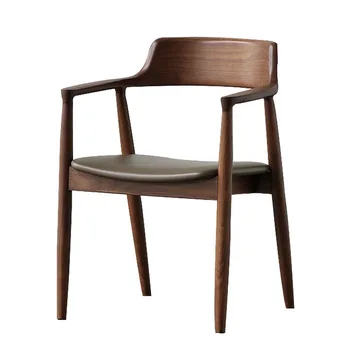 Минималистичные стулья с высокой спинкой Nordic Lounge Makeup Современное кожаное кресло для взрослых с подлокотниками Дизайнерский офис Sillasn Homes Furnitures