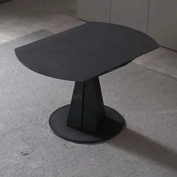 Многофункциональная Складная Каменная доска, Обеденный стол и стул, Современная Простая Бытовая мебель для обеденного стола для дома
