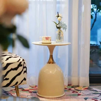Мобильные обеденные тумбочки, круглые журнальные столики в скандинавском стиле с небольшим угловым акцентом, гостиная, прихожая, Mesa, Вспомогательная мебель для дома