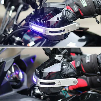 Мотоциклетные Ручные Щитки LED Защита Ручки Защитные Чехлы Для ducati monster 1200 honda transalp 650 benelli trk 502 600i