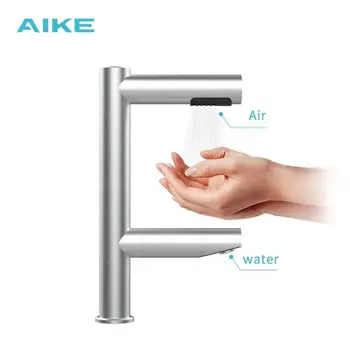 Новая сушилка для рук AIKE, F-образная, для мытья и сушки рук, 2 в 1, воздушная сушилка Facucet, оригинальный дизайн, умная бытовая техника для ванной комнаты.