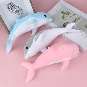 Новый 30 см Прекрасный Дельфин Плюшевые Игрушки Мягкие Милые Куклы Животных Диван Декор для Детей Детские Подарки