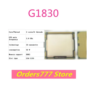 Новый импортный оригинальный процессор G1830 1830 Двухъядерный Четырехпоточный 1155 2,8 ГГц 53 Вт 22 нм DDR3 DDR4 гарантия качества