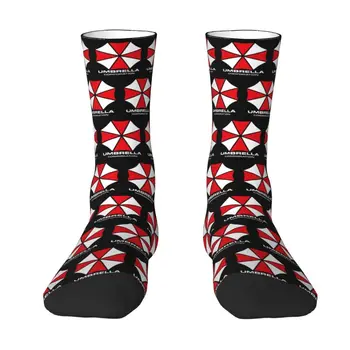 Носки Kawaii Umbrella Corporation Женские мужские теплые спортивные носки с 3D принтом для видеоигр, футбола