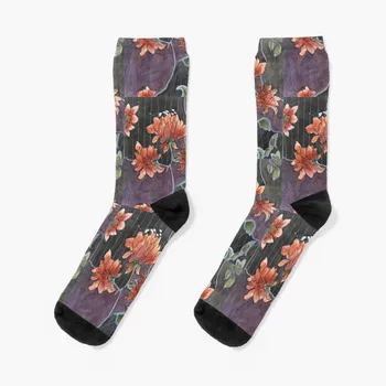Носки с рисунком в персиковую и полоску, мужские модные забавные носки, женские