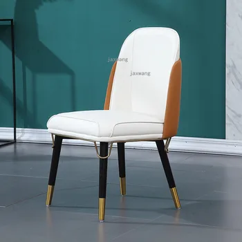 Обеденные стулья со спинкой из цельного дерева, Современный легкий стул для переговоров в роскошном отеле, Скандинавская Кухонная мебель, Обеденный стул для отдыха.