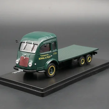 Отлитая под давлением модель автомобиля из сплава в масштабе 1/43, коллекция грузовиков с прицепом, украшение для бутика, Подарочная игрушка