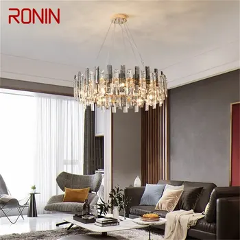 Подвесные светильники RONIN в постмодернистском стиле, Роскошная круглая светодиодная лампа для украшения дома, гостиной