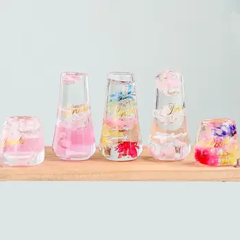 Реалистичный Миниатюрный кукольный домик, сок из персиковых хризантем, Газированная вода, Шикарная Радостная игрушка для имитации игры с едой