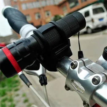 Регулируемый ремень, вращающийся на 360 градусов, держатель велосипедной фары, кронштейн для крепления фонарика, зажим для аксессуаров для велосипеда