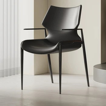 Роскошные обеденные стулья в скандинавском стиле, дизайн кухни, Эргономичные обеденные стулья на открытом воздухе, Современная кухонная мебель Eetstoelen B1