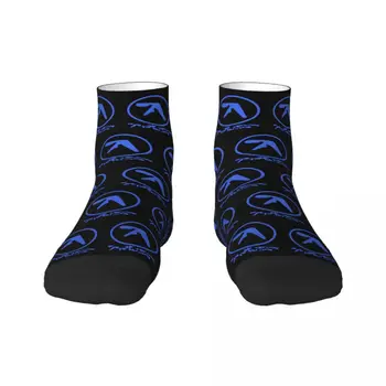 Синие носки Aphex Twin Dress, мужские и женские теплые Модные носки для электронной музыки