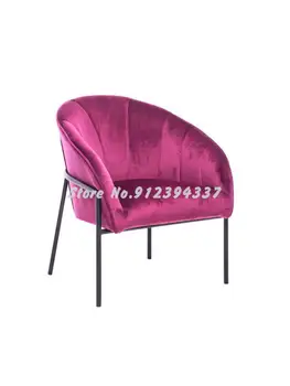 Скандинавский светлый роскошный односпальный диван-кресло современная минималистская спальня балкон маленький стул минималистский дизайнерский чистый красный шезлонг