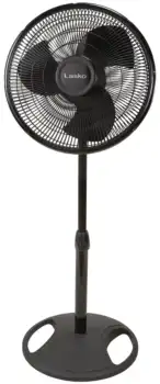 Универсальный стоячий вентилятор, вращающийся вентилятор на регулируемой подставке с 3 скоростями, S16500, черный