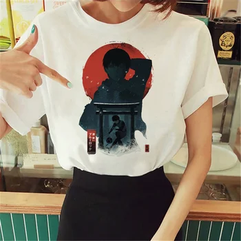 Футболка с синим замком женская футболка с рисунком девушки y2k манга японская одежда