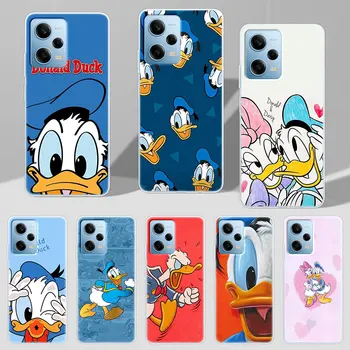 Чехол Disney Donald Duck для Xiaomi Redmi Note 12 11 Pro Plus 11S 10 10S 9 7 11T 8 11E 8T 9S 5 9T 6 Pro Мягкий Чехол Для Телефона из ТПУ